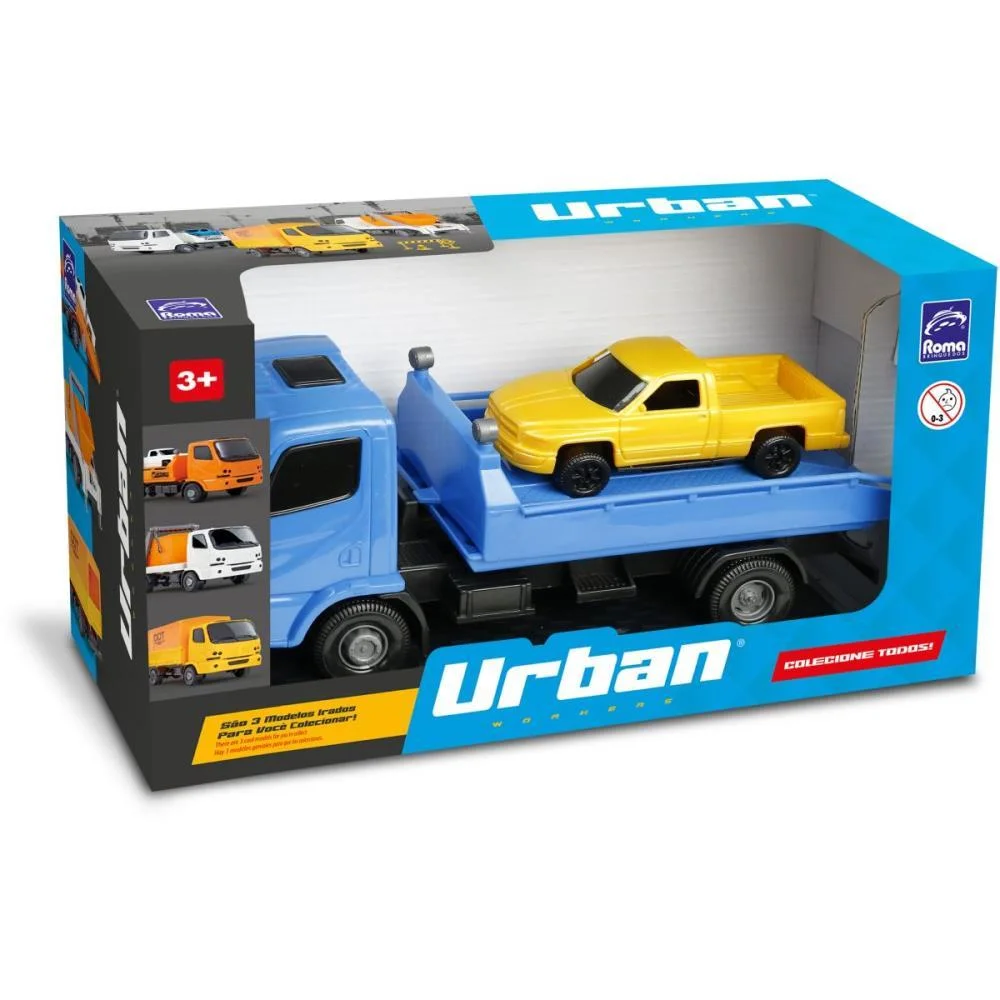 CAMINHAO URBAN GUINCHO C/CARRO 28CM ROMA (UNIDADE) - imagem 4