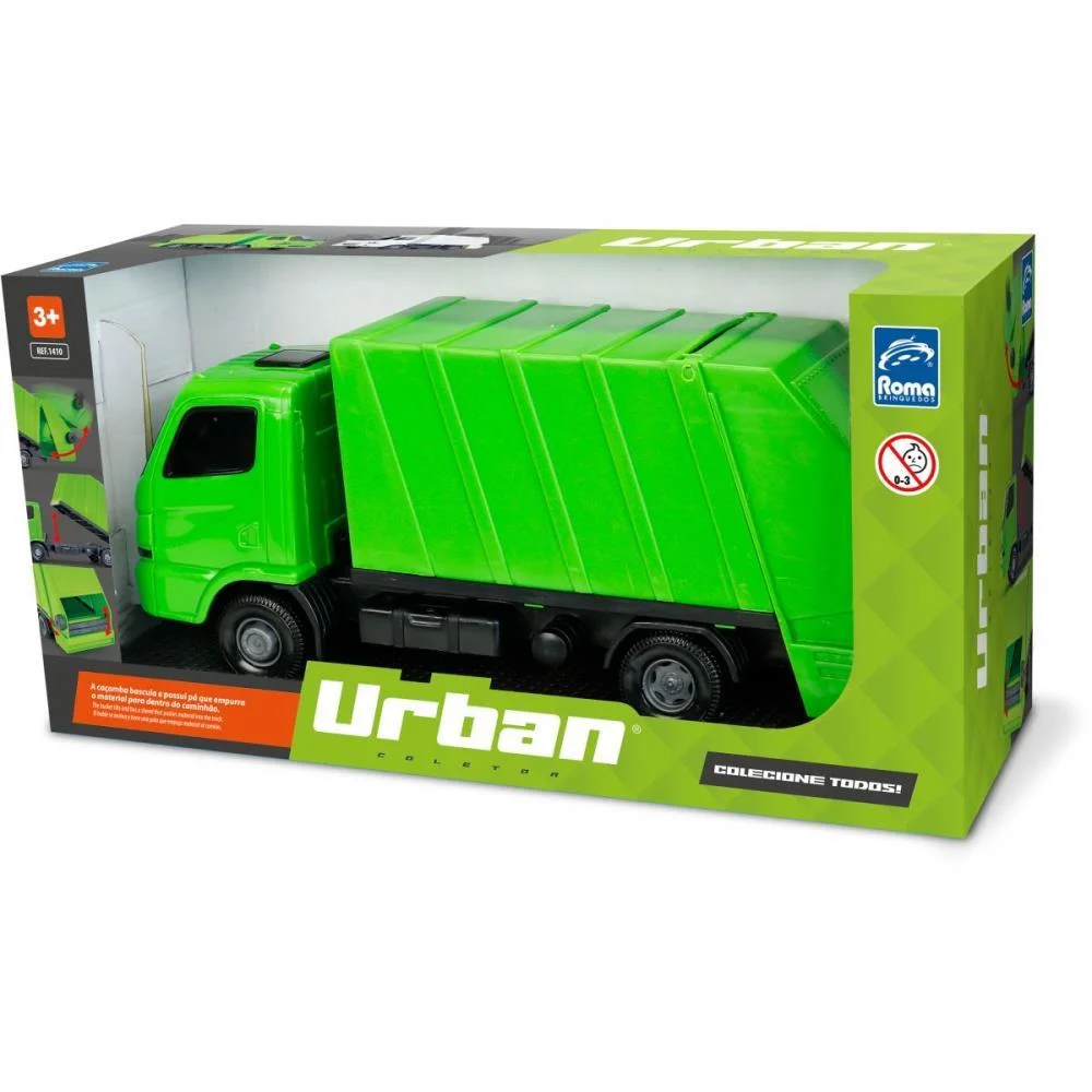 CAMINHAO URBAN COLETOR 28CM. ROMA (UNIDADE) - imagem 4