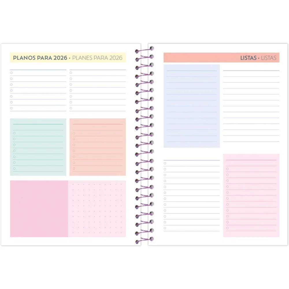 AGENDA 2026 FLUOR MIX SOFT 176F.130X188MM FORONI (PCT.C/05) - imagem 7
