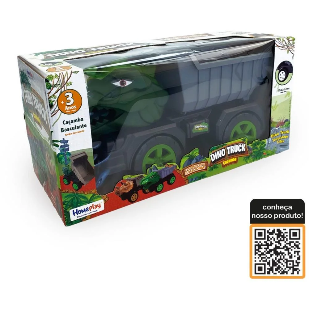 CAMINHAO DINO TRUCK CACAMBA 36CM (S) HOMEPLAY (UNIDADE) - imagem 5