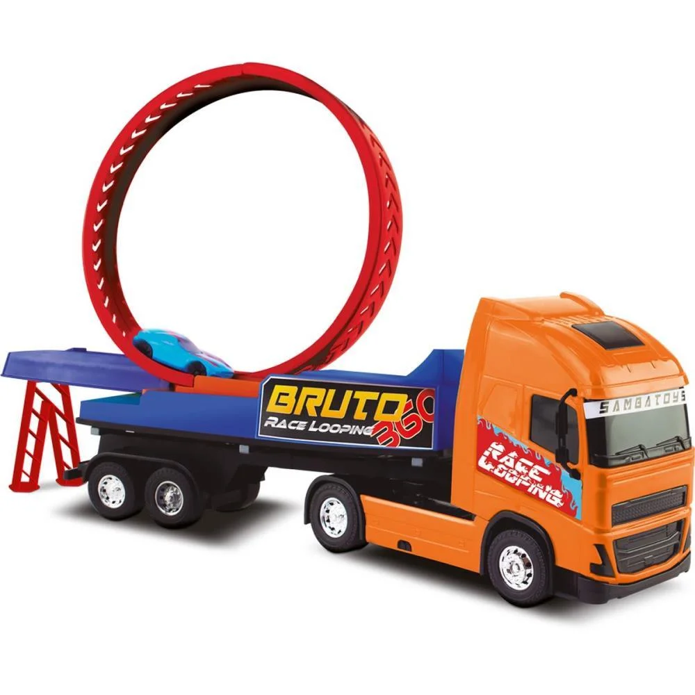 CAMINHAO TRUCK RACE PISTA LOOPING 360 SAMBA TOYS (UNIDADE) - imagem 2