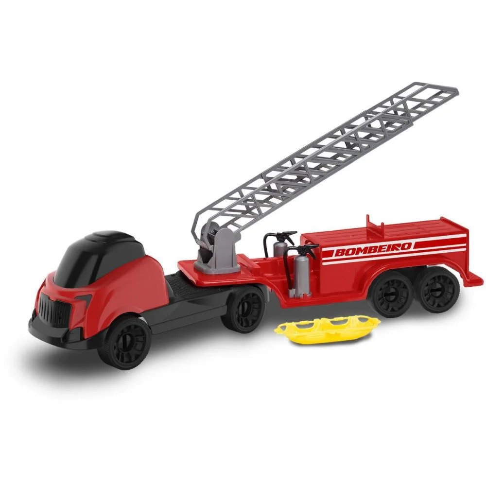 CAMINHAO COMBOIO BOMBEIRO CARDOSO TOYS (UNIDADE) - imagem 2