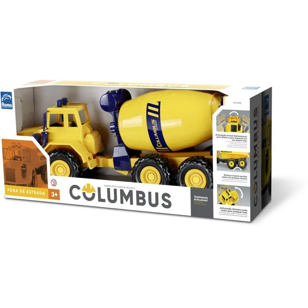 CAMINHAO COLUMBUS BETONEIRA 70CM. ROMA (UNIDADE) - imagem 6