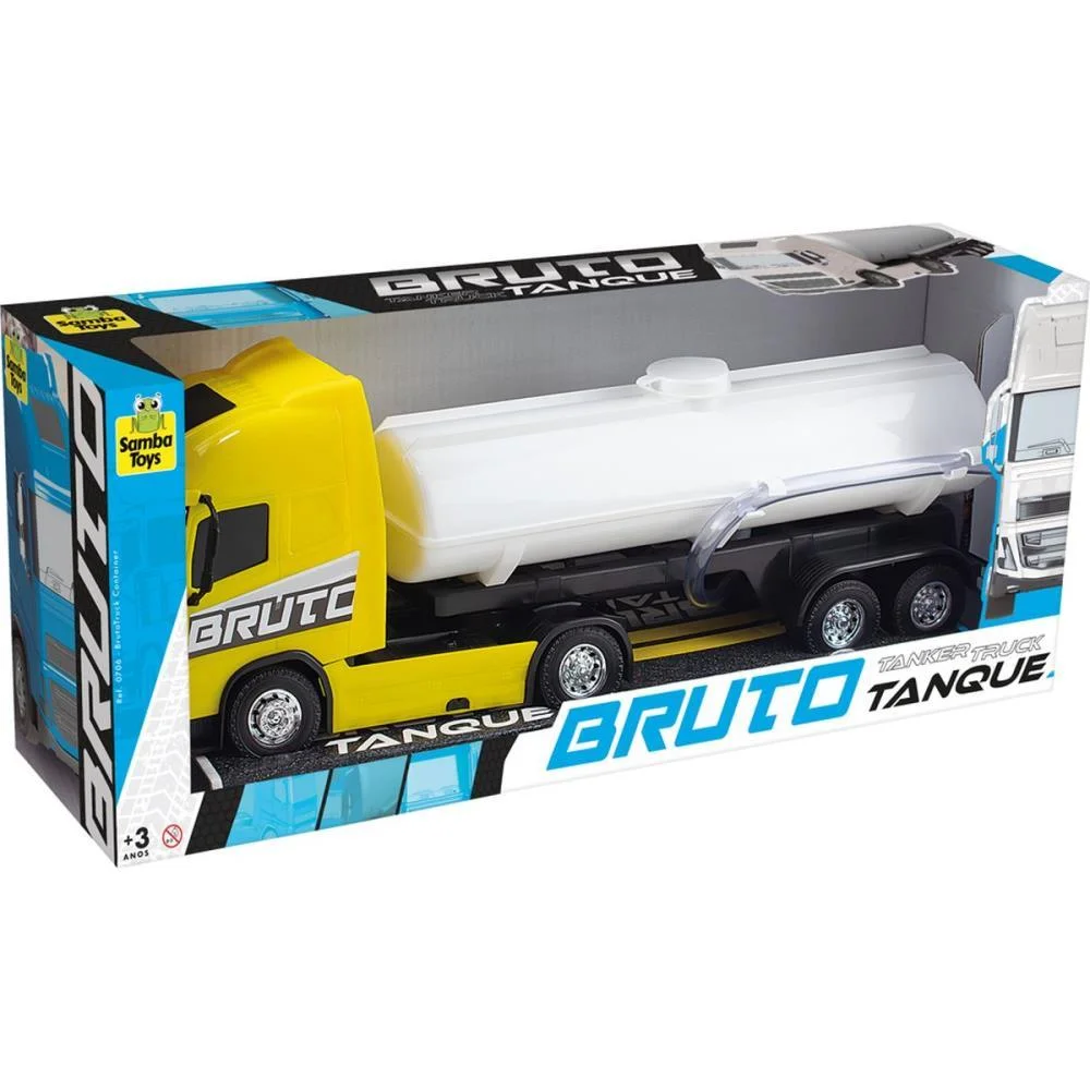 CAMINHAO TRUCK BRUTO TANQUE 38CM (S) SAMBA TOYS (UNIDADE) - imagem 3