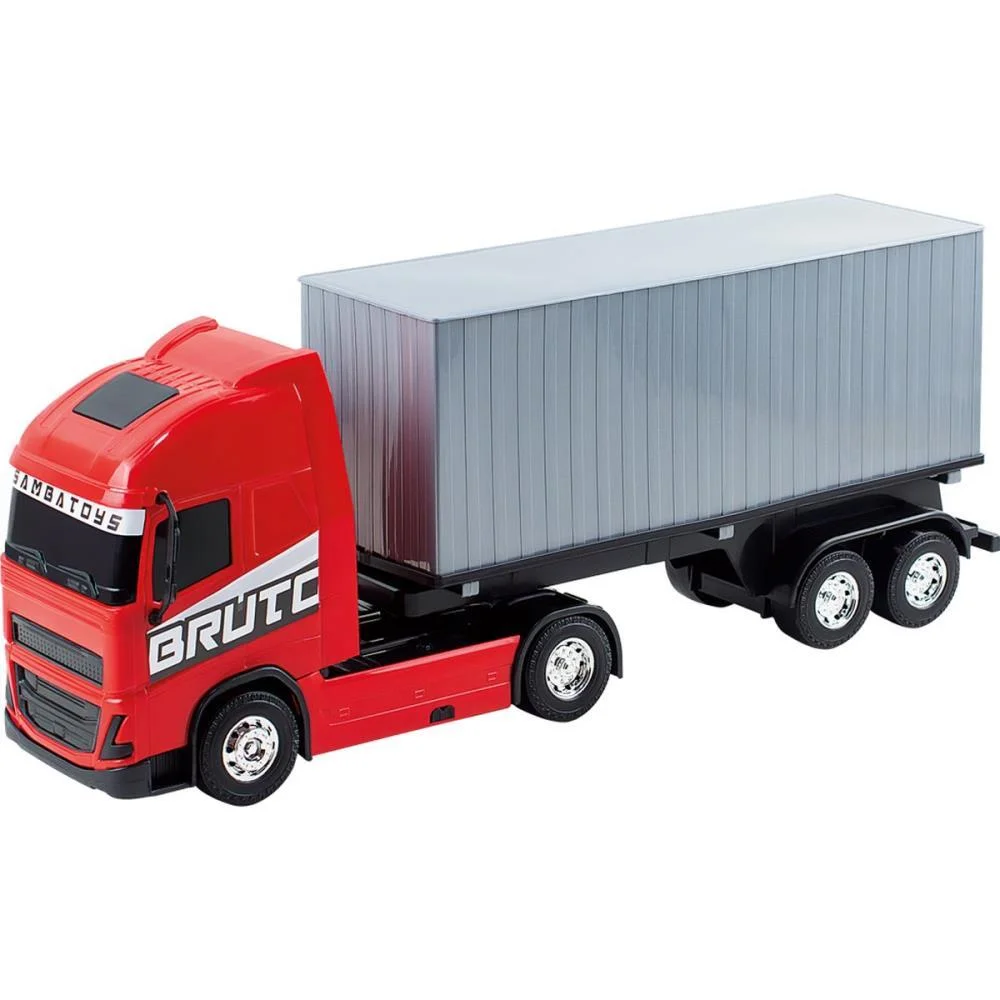CAMINHAO TRUCK BRUTO CONTAINER 38CM (S) SAMBA TOYS (UNIDADE) - imagem 2