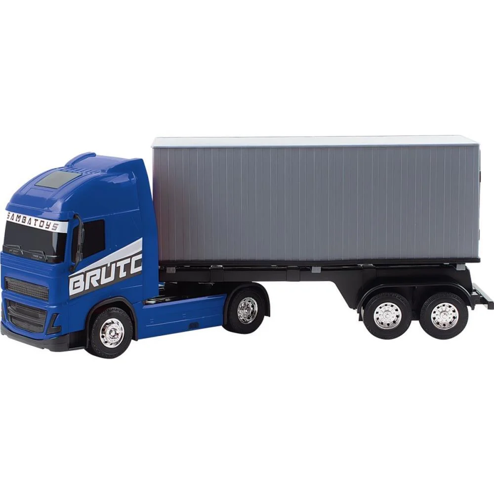 CAMINHAO TRUCK BRUTO CONTAINER 38CM (S) SAMBA TOYS (UNIDADE) - imagem 3