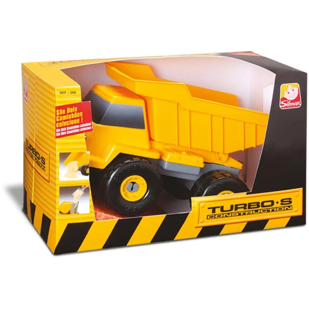 CAMINHAO BASCULANTE TURBO C/PA SILMAR BRINQUEDOS (UNIDADE) - imagem 3