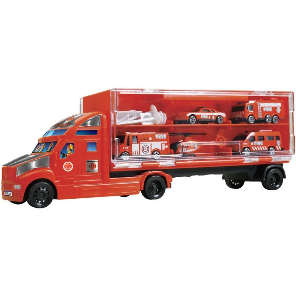 CAMINHAO BOMBEIRO EM ACAO C/5 VEIC+ACES BRASKIT (UNIDADE) - imagem 2