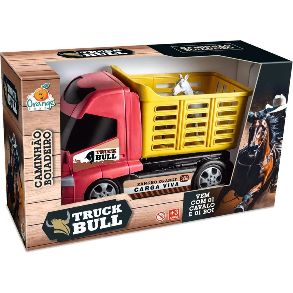 CAMINHAO TRUCK BULL C/ACESSORIOS 29CM S ORANGE TOYS (UNIDADE) - imagem 3