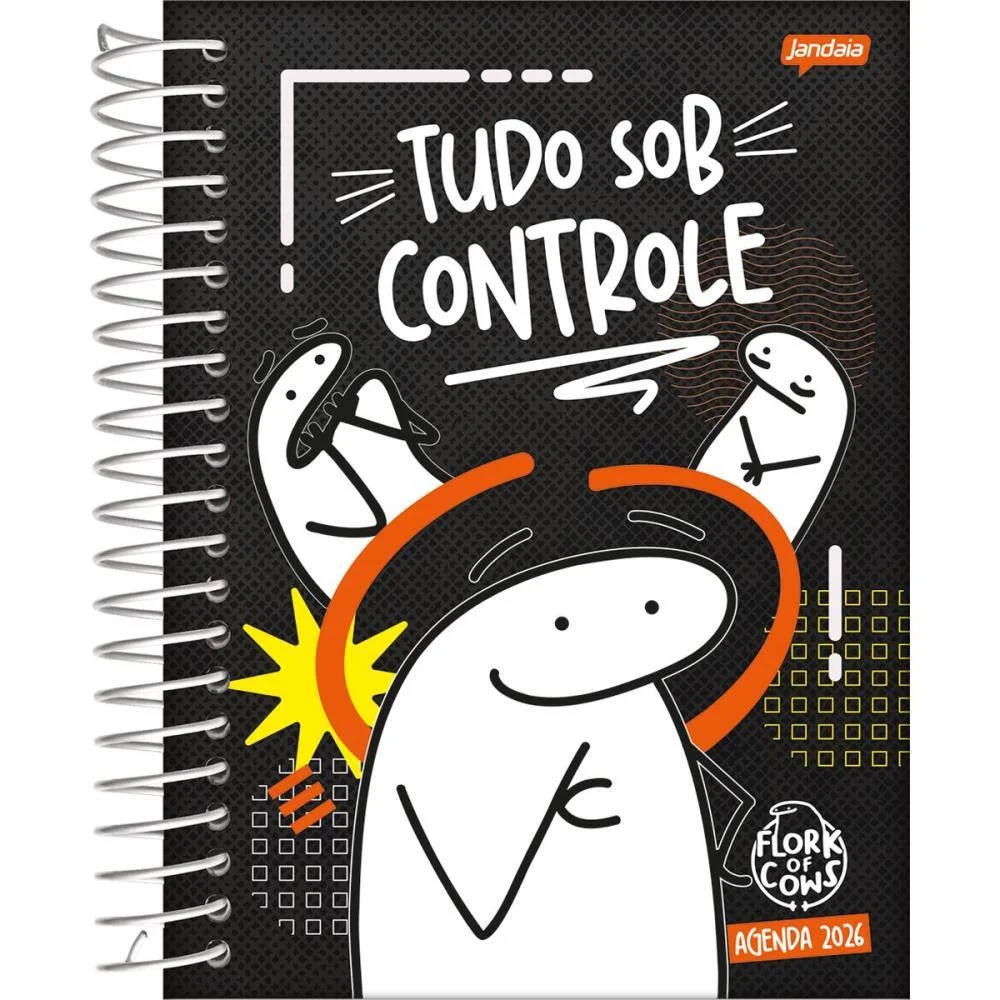 AGENDA 2026 FLORK ESP CD 176FL 133X178MM JANDAIA (PCT.C/04) - imagem 4