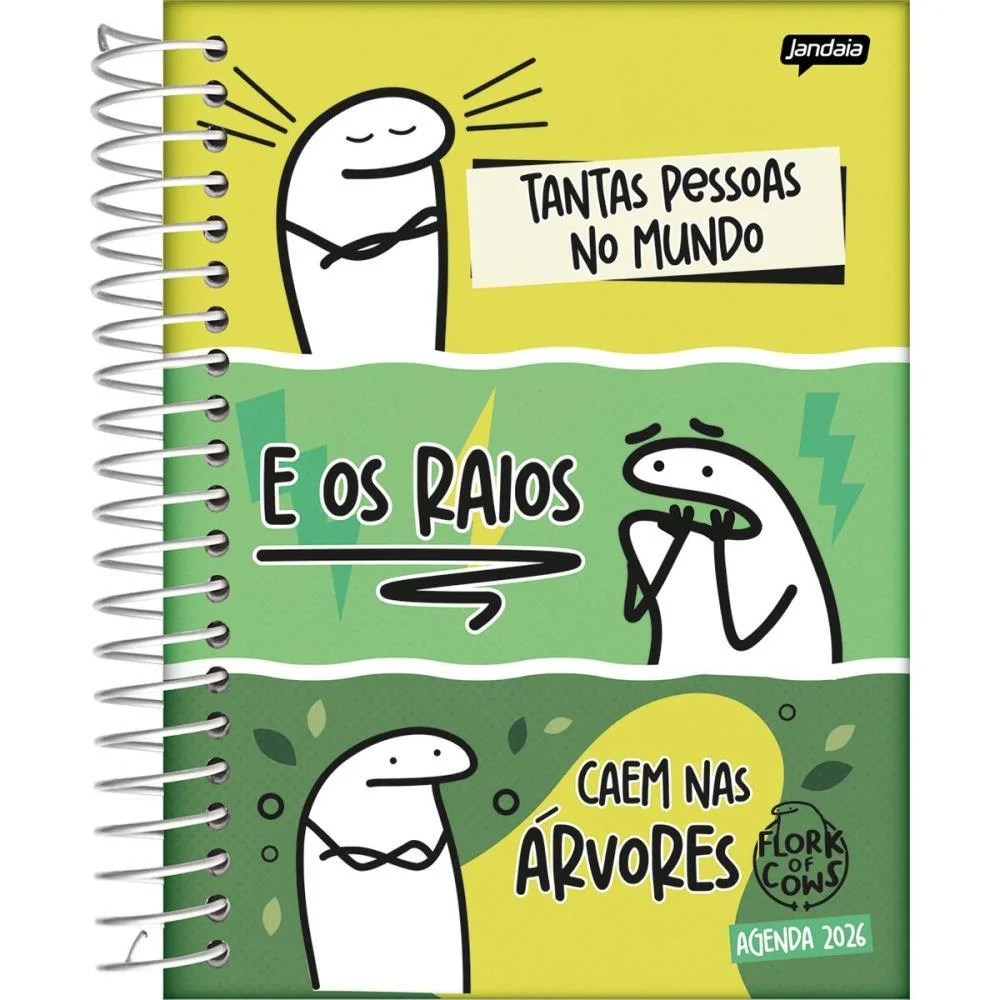 AGENDA 2026 FLORK ESP CD 176FL 133X178MM JANDAIA (PCT.C/04) - imagem 5
