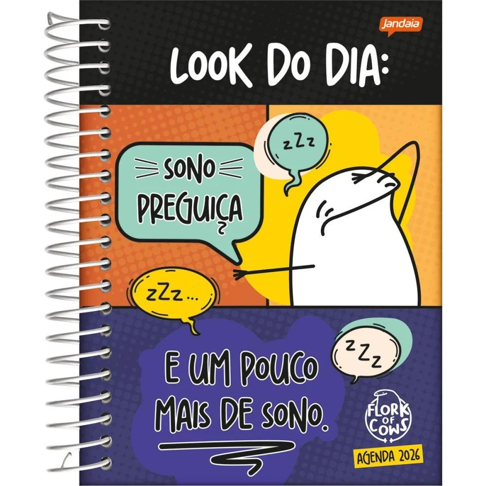 AGENDA 2026 FLORK ESP CD 176FL 133X178MM JANDAIA (PCT.C/04) - imagem 6