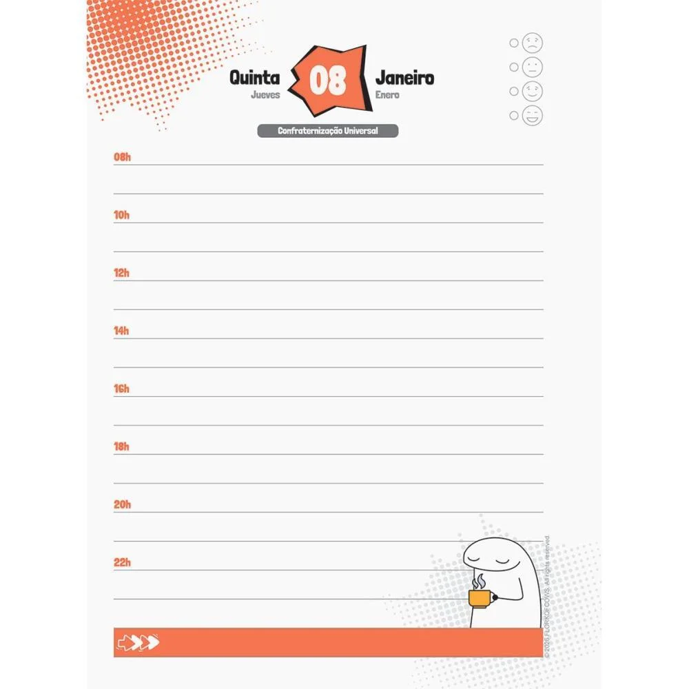 AGENDA 2026 FLORK ESP CD 176FL 133X178MM JANDAIA (PCT.C/04) - imagem 10
