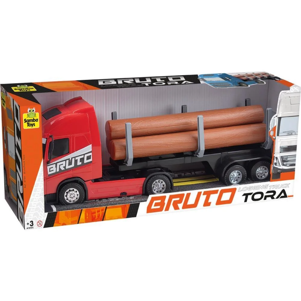 CAMINHAO TRUCK BRUTO TORAS 38CM (S) SAMBA TOYS (UNIDADE) - imagem 4