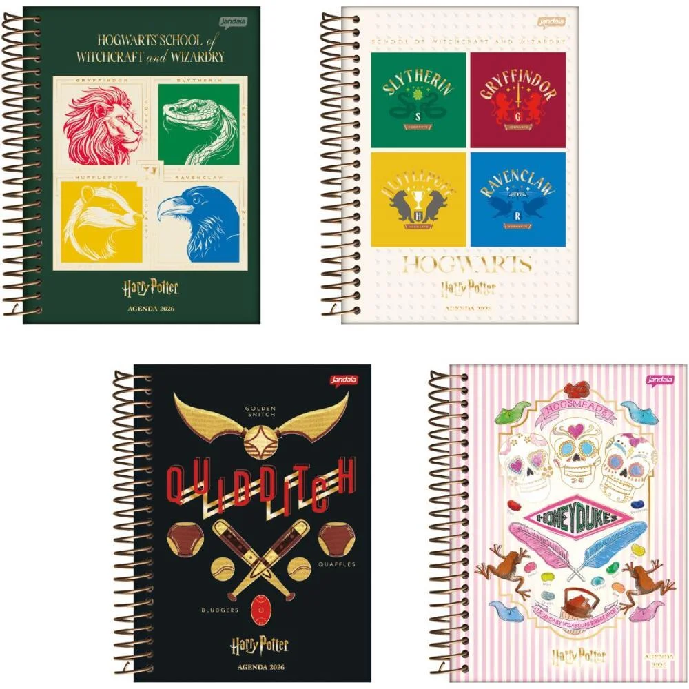 AGENDA 2026 HARRY POTTER ESP 176F 133X178M JANDAIA (PCT.C/04) - imagem 2