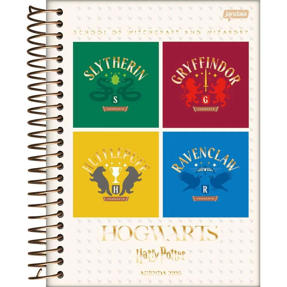AGENDA 2026 HARRY POTTER ESP 176F 133X178M JANDAIA (PCT.C/04) - imagem 5