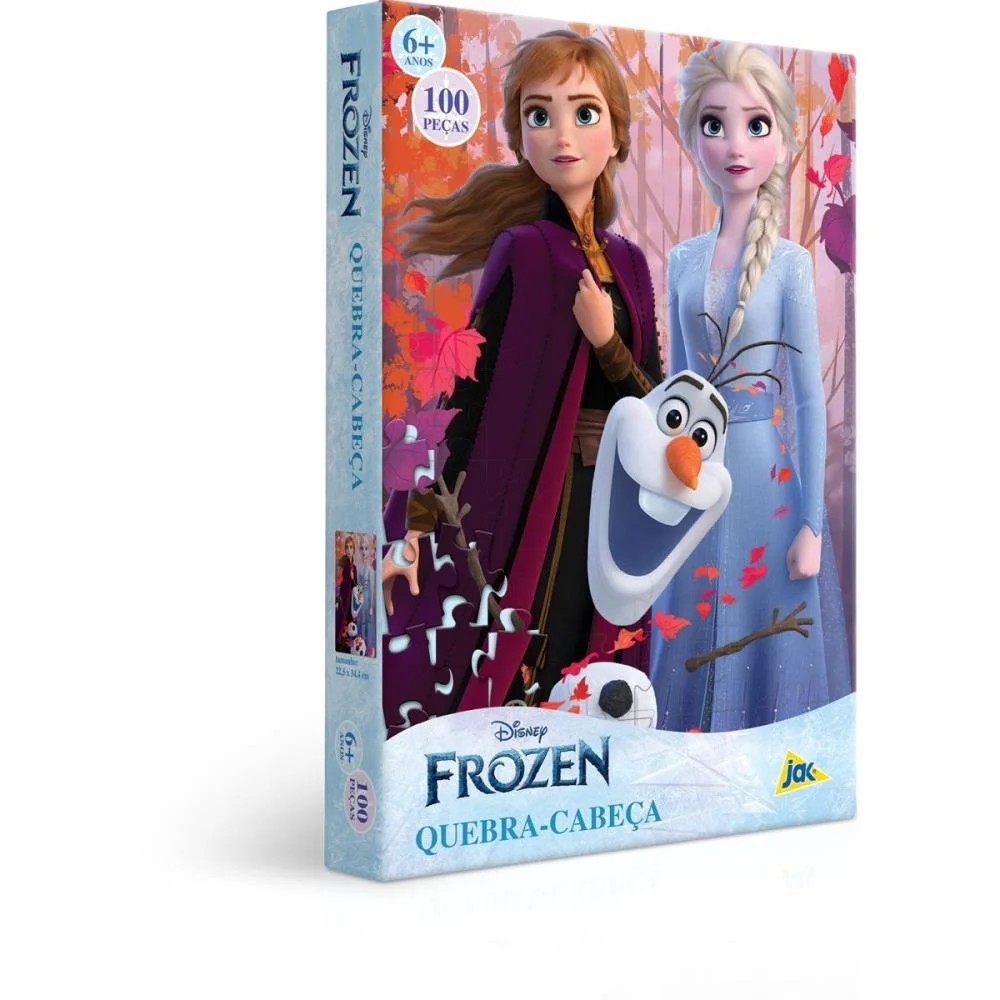 QUEBRA-CABECA CARTONADO FROZEN 100PCS TOYSTER (UNIDADE) - imagem 3