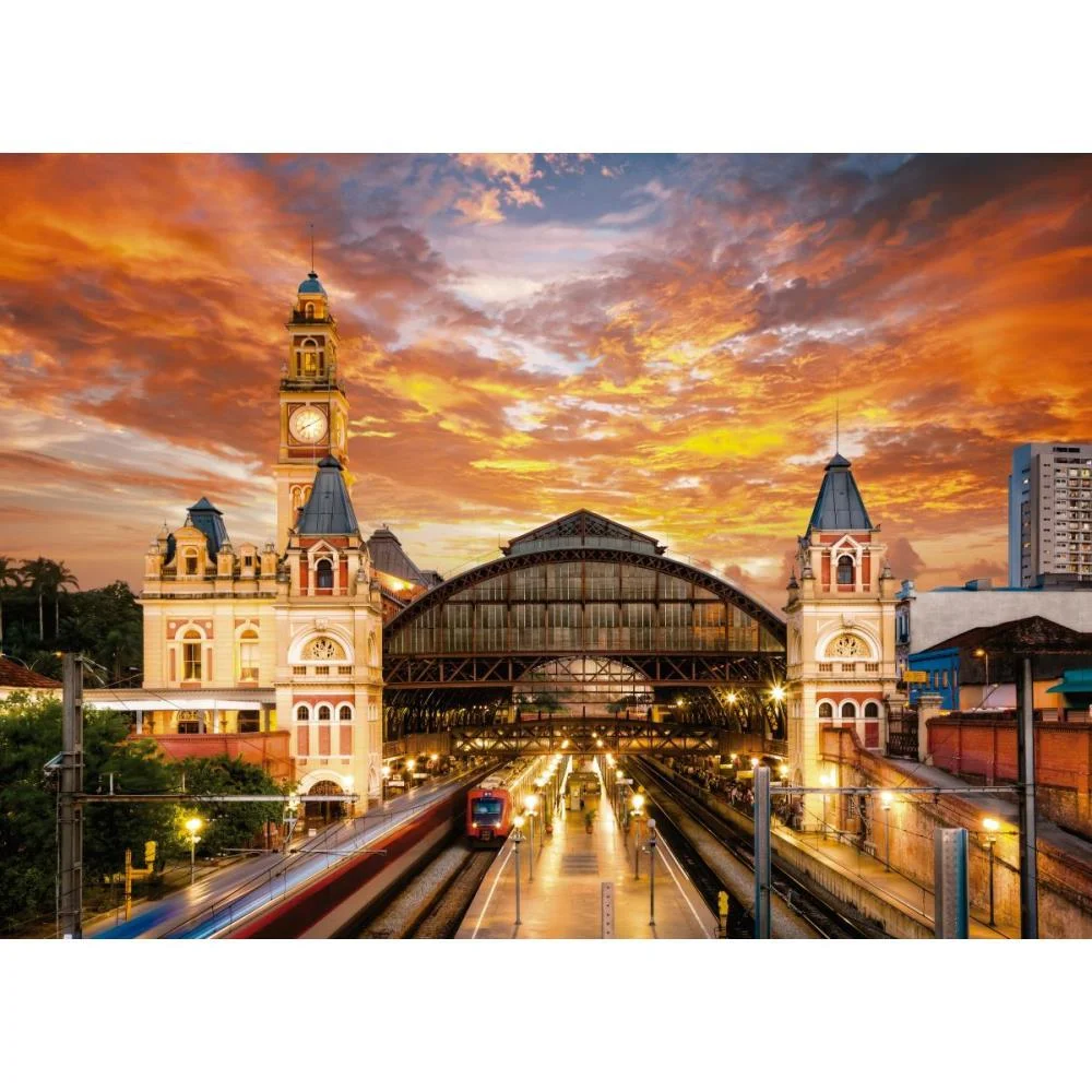 QUEBRA-CABECA CARTONADO ESTACAO DA LUZ 2000PECAS GROW (UNIDADE) - imagem 4