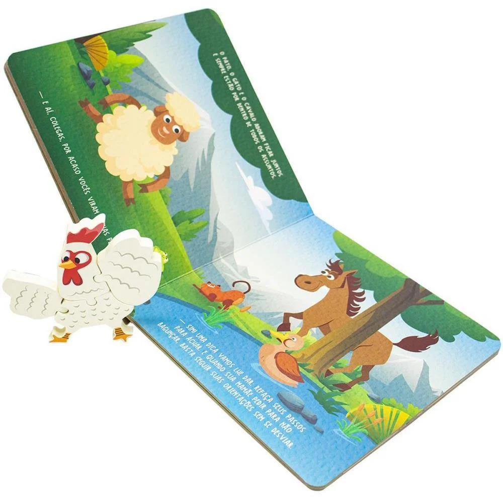 LIVRO QUEBRA-CABECA MADEIRA FAZENDA 20,5X20,5CM TODOLIVRO (UNIDADE) - imagem 3