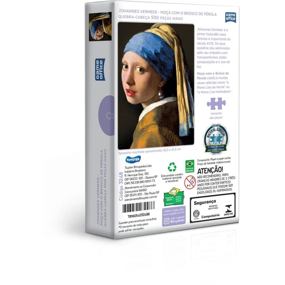 QUEBRA-CABECA CARTONADO MOCA COM BRINCO DE PEROLA 500P TOYSTER (UNIDADE) - imagem 5