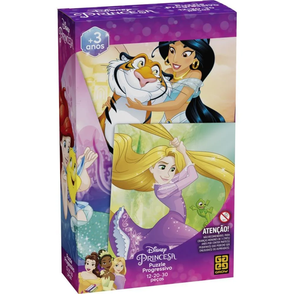 QUEBRA-CABECA CARTONADO PRINCESAS PROGRES. 12/20/30PCS GROW (UNIDADE) - imagem 5