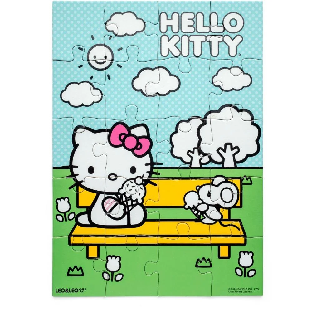 QUEBRA-CABECA CARTONADO HELLO KITTY PARA COLORIR 4EM1 LEONORA (KIT) - imagem 7