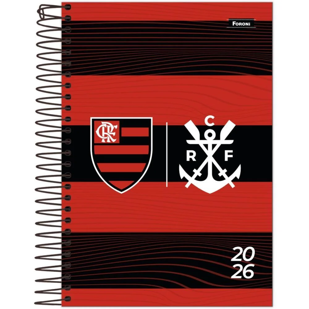 AGENDA 2026 FLAMENGO 176F. 130X188MM FORONI (PCT.C/05) - imagem 4