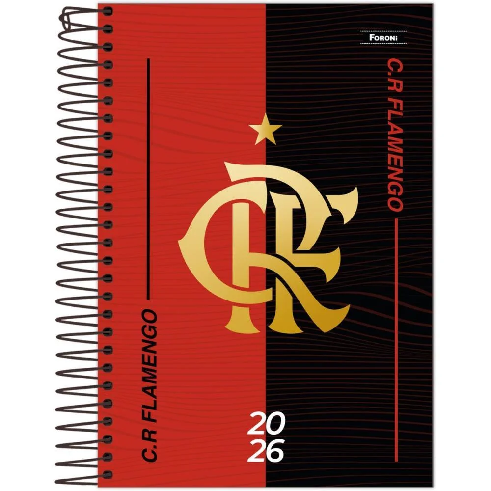 AGENDA 2026 FLAMENGO 176F. 130X188MM FORONI (PCT.C/05) - imagem 6