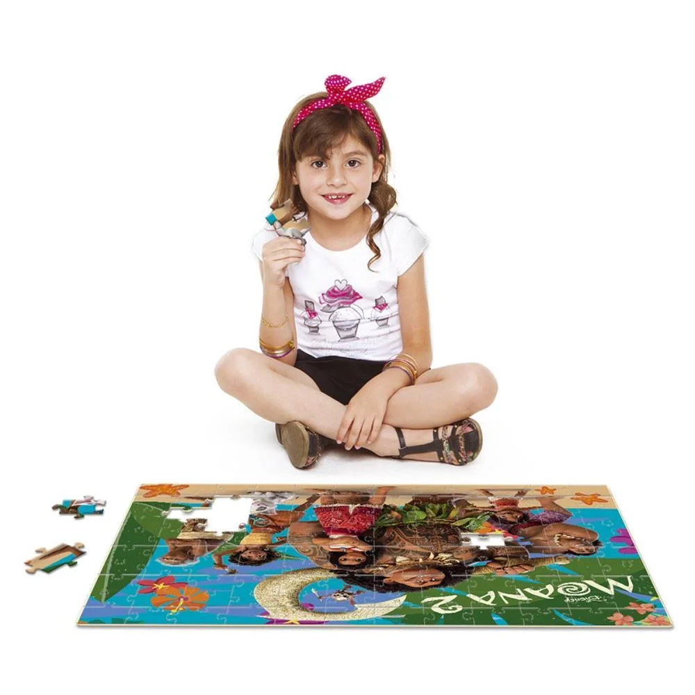 QUEBRA-CABECA CARTONADO MOANA 2 120 PECAS GRANDAO TOYSTER (UNIDADE) - imagem 5