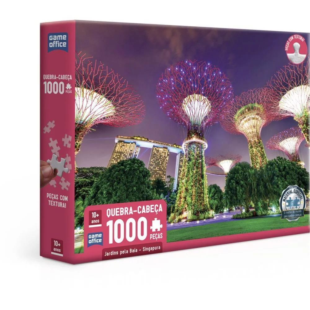 QUEBRA-CABECA CARTONADO JARDINS SINGAPURA 1000PCS TOYSTER (UNIDADE) - imagem 2