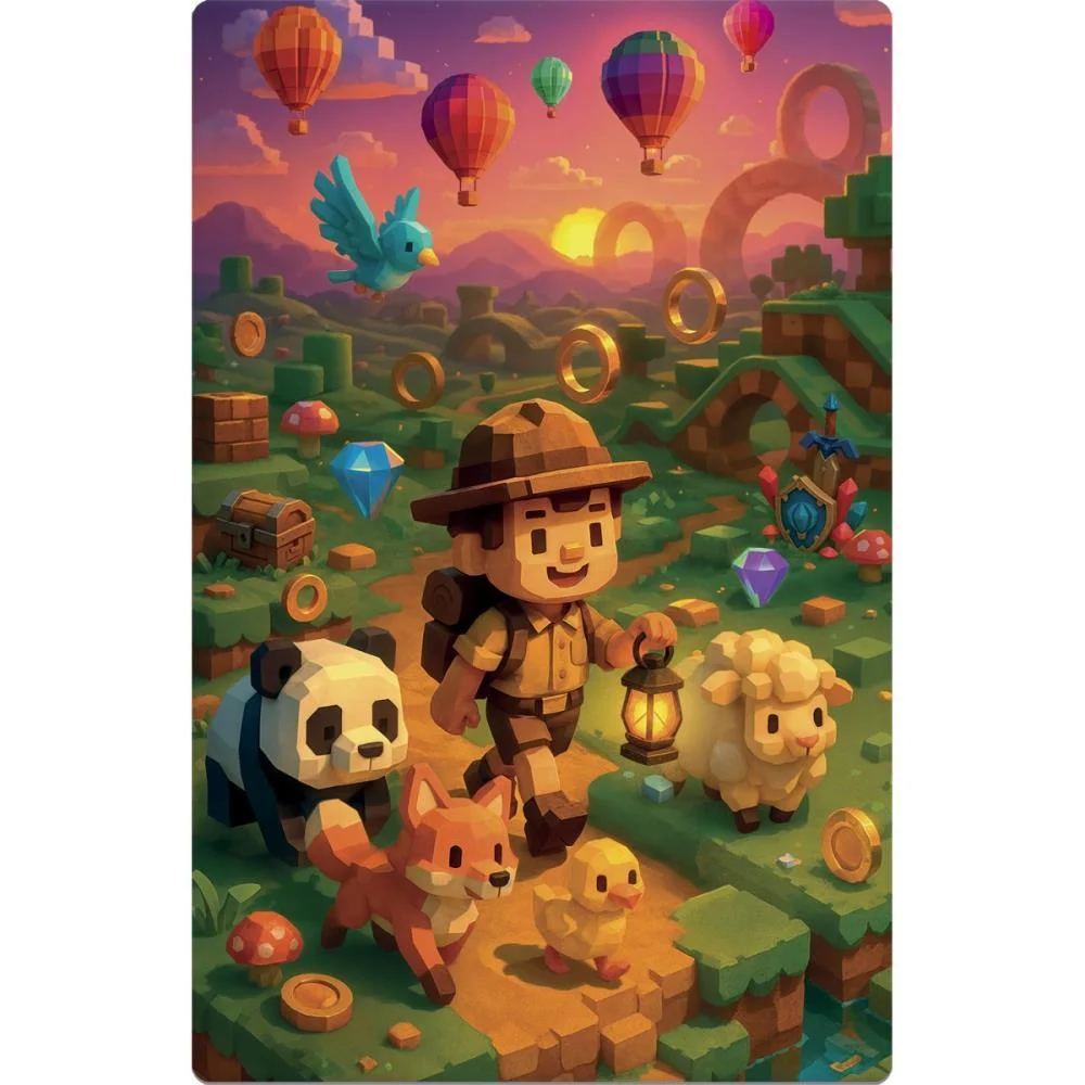 QUEBRA-CABECA CARTONADO MUNDO GAMES 100PCS TOYSTER (UNIDADE) - imagem 3