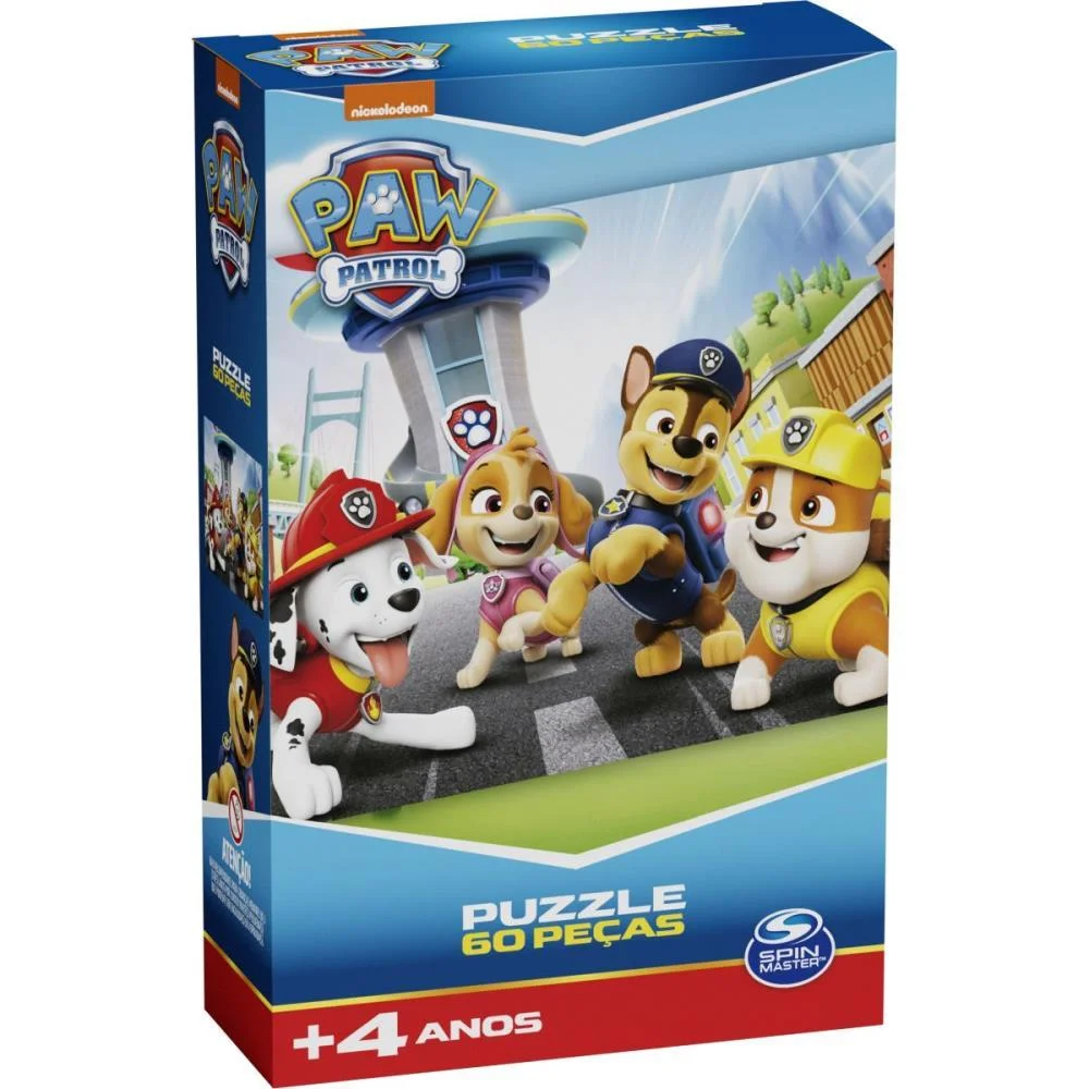 QUEBRA-CABECA CARTONADO PATRULHA CANINA 60 PECAS GROW (UNIDADE) - imagem 2