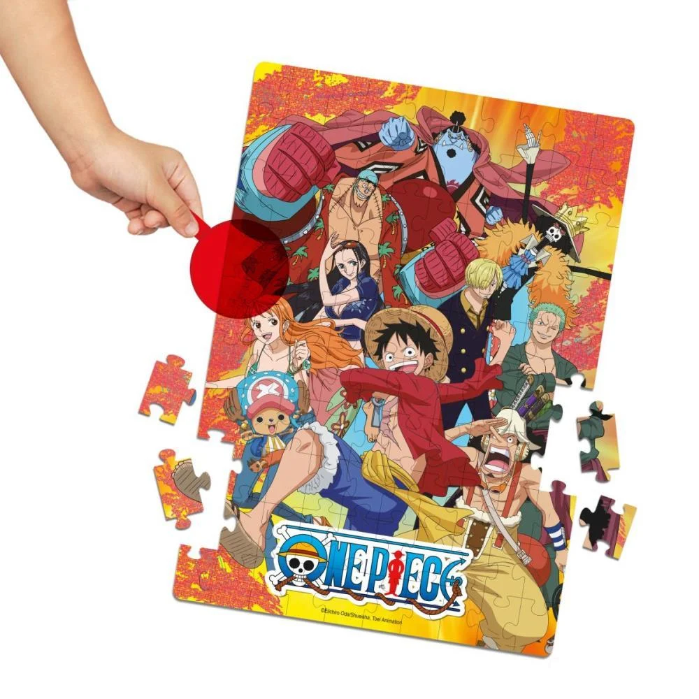 QUEBRA-CABECA CARTONADO ONE PIECE PUZZLE PLAY 100PECAS ELKA (UNIDADE) - imagem 3