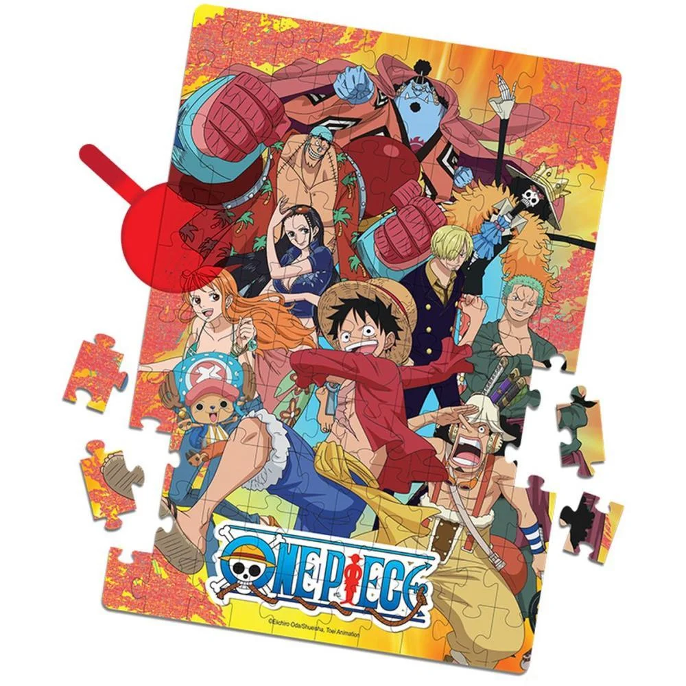 QUEBRA-CABECA CARTONADO ONE PIECE PUZZLE PLAY 100PECAS ELKA (UNIDADE) - imagem 4