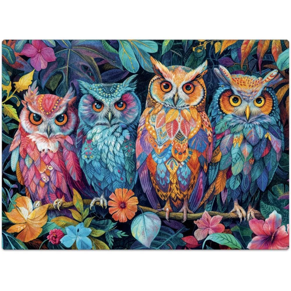 QUEBRA-CABECA CARTONADO CORUJAS MISTICAS 1000PCS TOYSTER (UNIDADE) - imagem 3