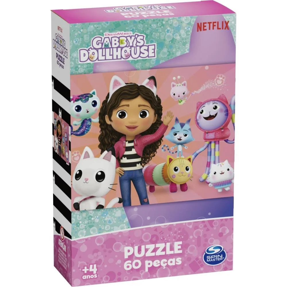 QUEBRA-CABECA CARTONADO A CASA DA GABBY 60PCS GROW (UNIDADE) - imagem 6