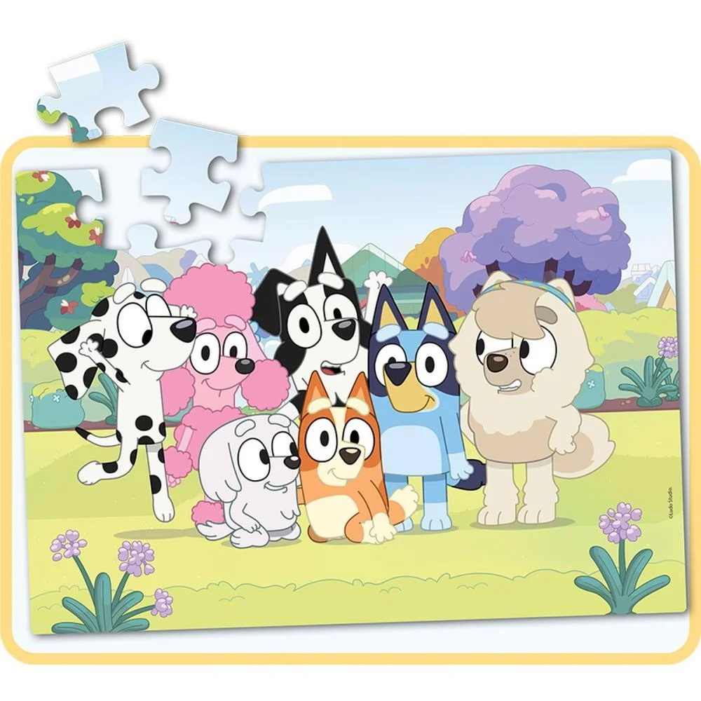 QUEBRA-CABECA CARTONADO BLUEY PUZZLE PROGRES.12/20/30 ELKA (UNIDADE) - imagem 3