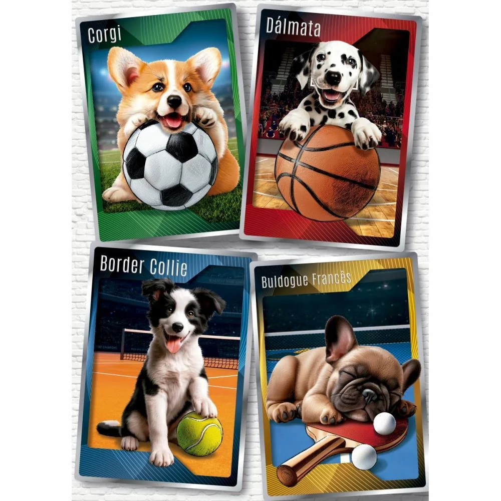 QUEBRA-CABECA CARTONADO CACHORRIN. ESPORTISTAS 1000PCS GROW (UNIDADE) - imagem 3