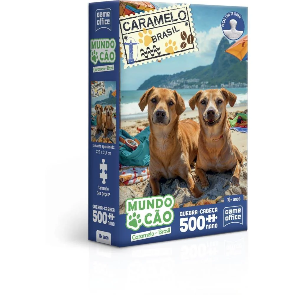 QUEBRA-CABECA CARTONADO CARAMELO BRASILEIRO 500 PECAS TOYSTER (UNIDADE) - imagem 2