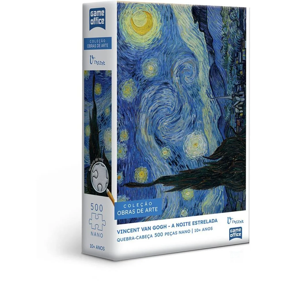 QUEBRA-CABECA CARTONADO A NOITE ESTRELADA 500PCS NANO TOYSTER (UNIDADE) - imagem 3