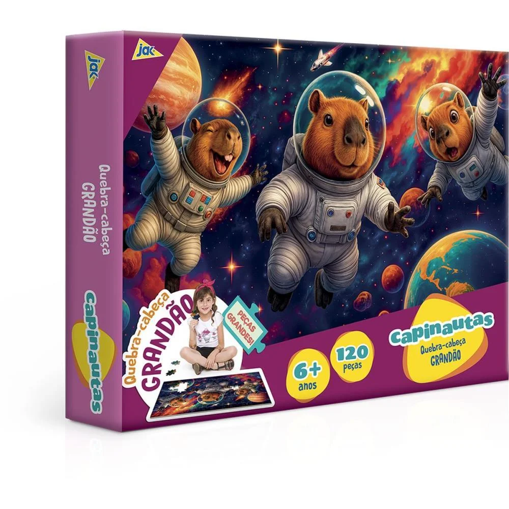QUEBRA-CABECA CARTONADO CAPINAUTAS GRANDAO 120PCS TOYSTER (UNIDADE) - imagem 2