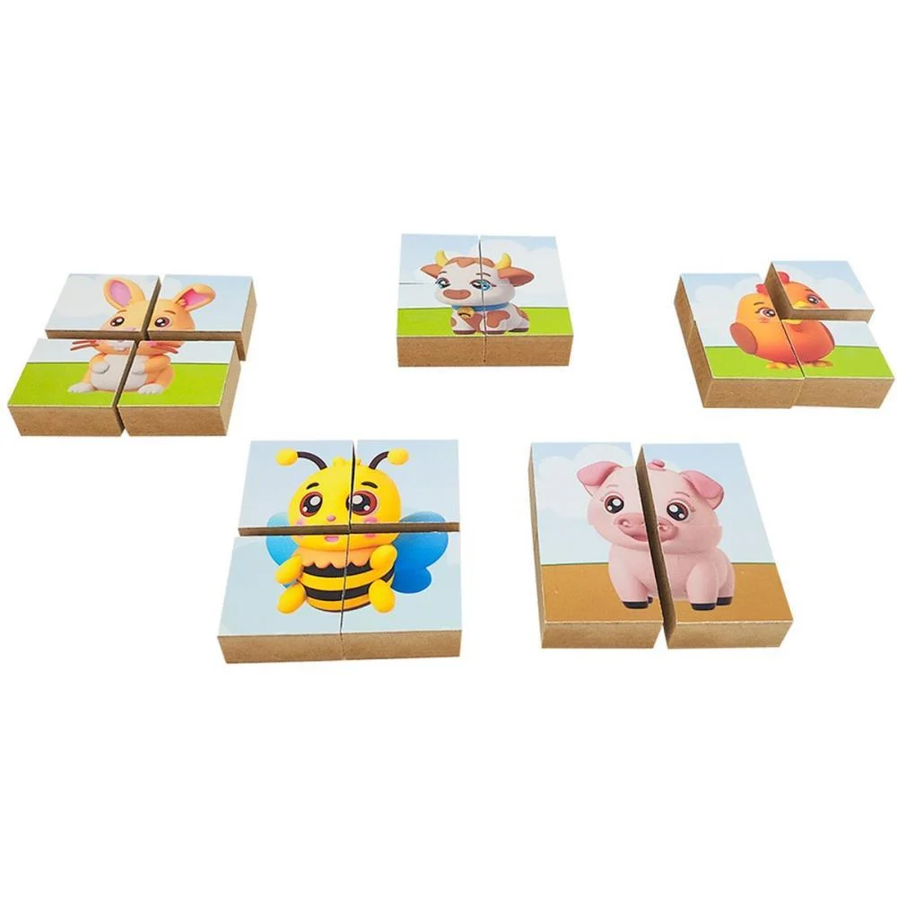 QUEBRA-CABECA MADEIRA MEU PRIMEIRO Q.CABECA FAZENDIN PAIS E FILHOS (UNIDADE) - imagem 3