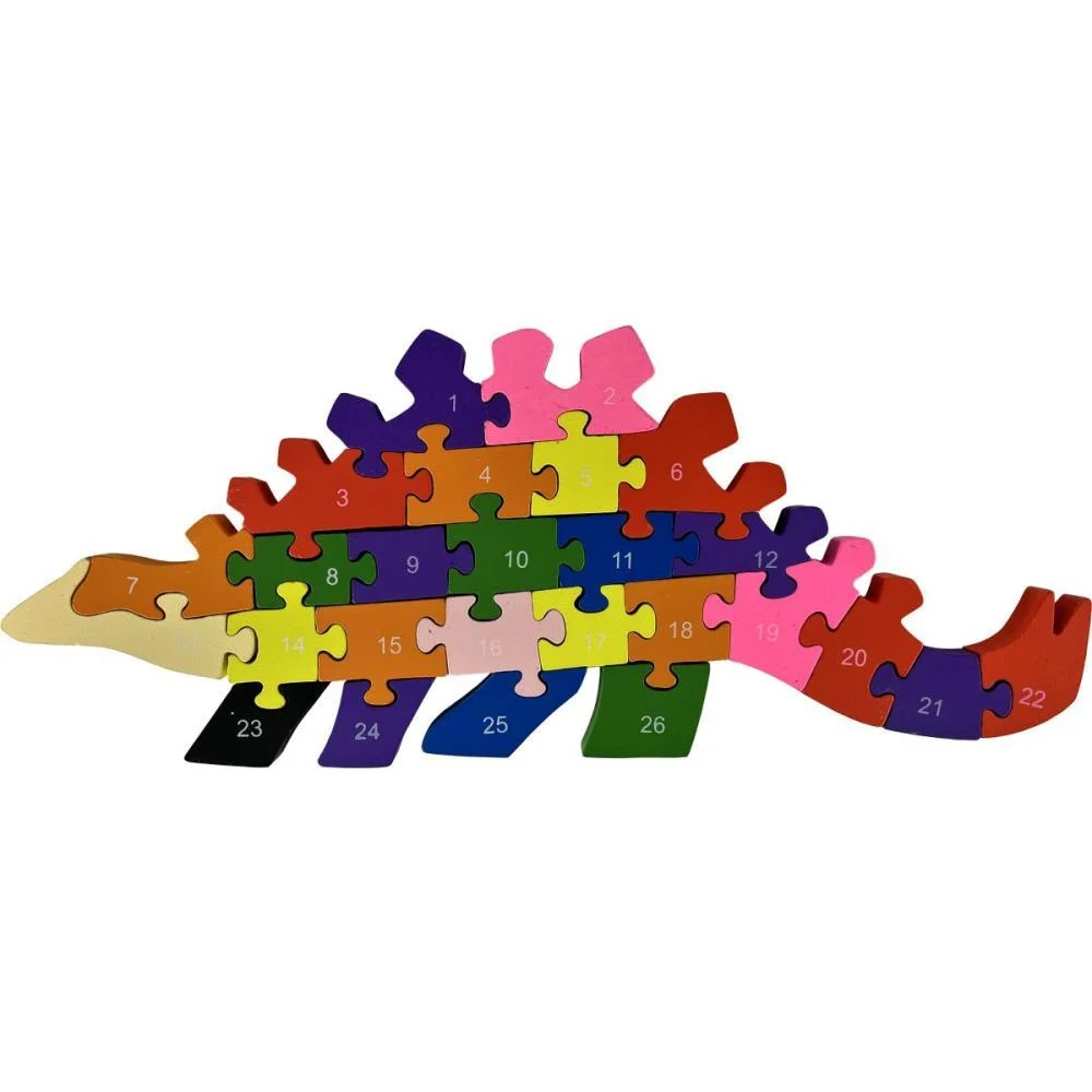 QUEBRA-CABECA MADEIRA DINOSSAURO 26 PECAS TOY MIX (UNIDADE) - imagem 3