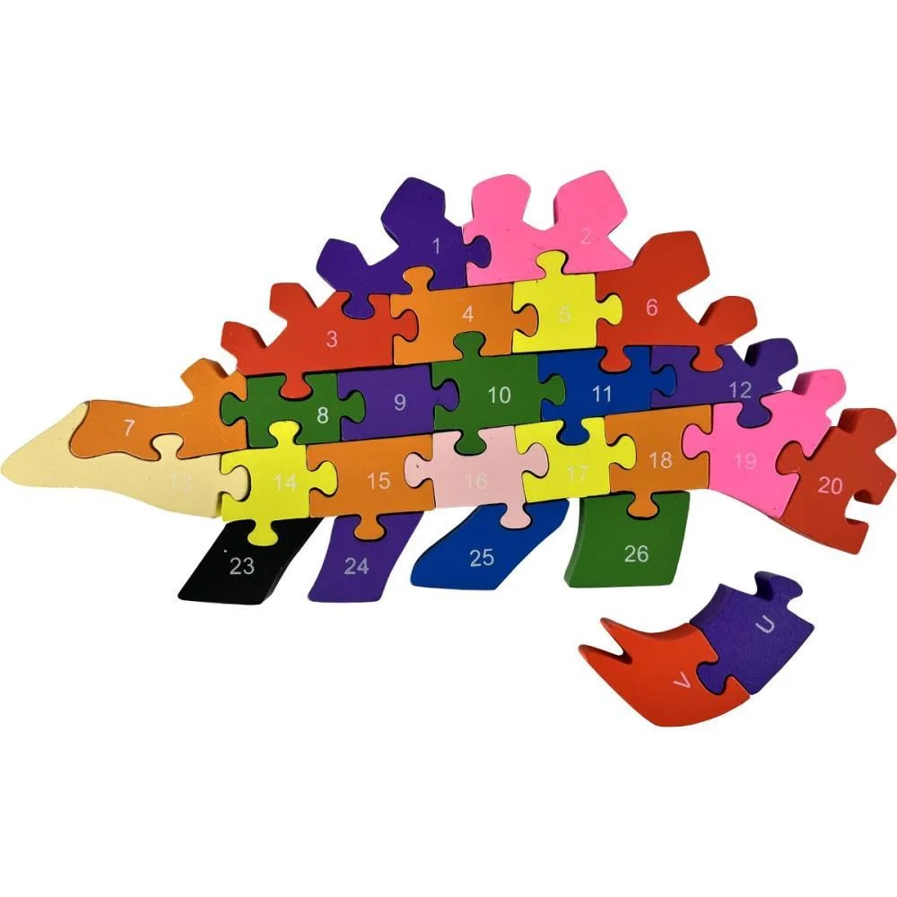 QUEBRA-CABECA MADEIRA DINOSSAURO 26 PECAS TOY MIX (UNIDADE) - imagem 4