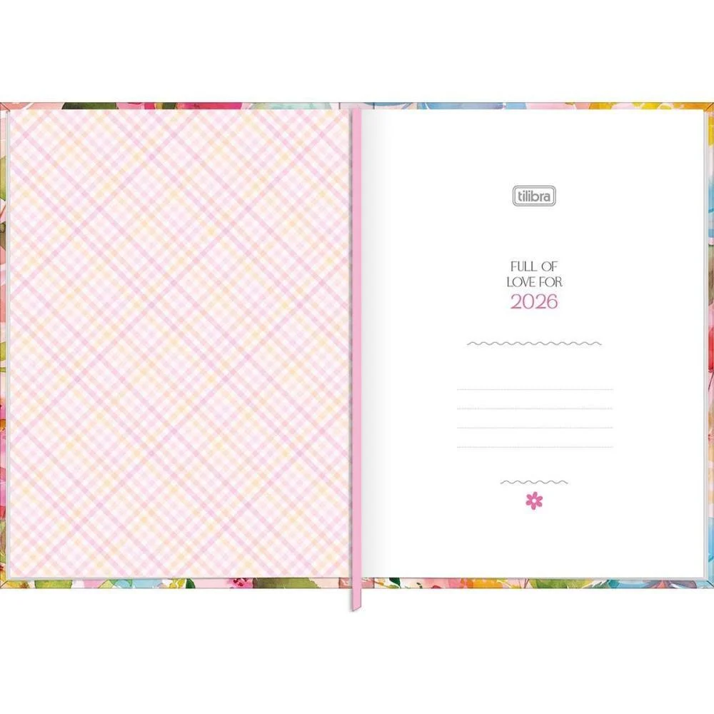 AGENDA/PLANNER 2026 FEMININE CD COST 112F 123X166 TILIBRA (PCT.C/08) - imagem 4