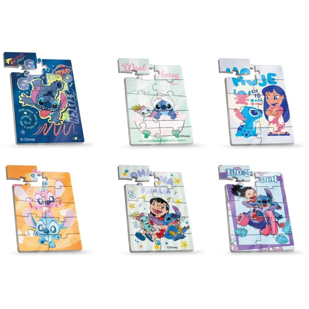 QUEBRA-CABECA MADEIRA STITCH MINI 10 PECAS BRASILFLEX (DP.C/06) - imagem 4