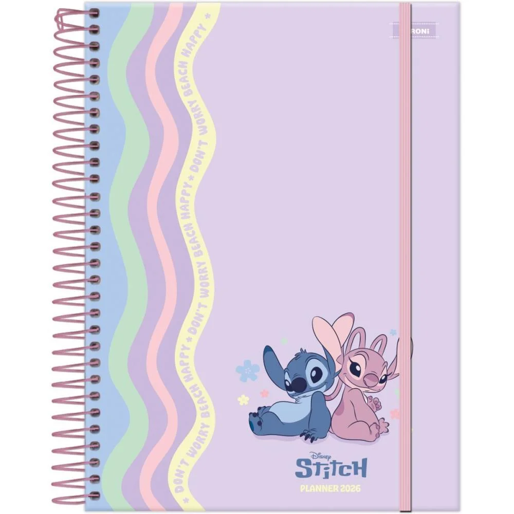 AGENDA/PLANNER 2026 STITCH 80F.177X240MM FORONI (PCT.C/03) - imagem 5