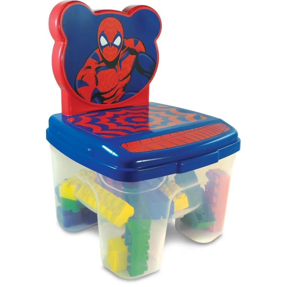 BRINQUEDO PARA MONTAR SPIDER CADEIRA TOY BLOCOS 24PC GGB PLAST (UNIDADE) - imagem 2