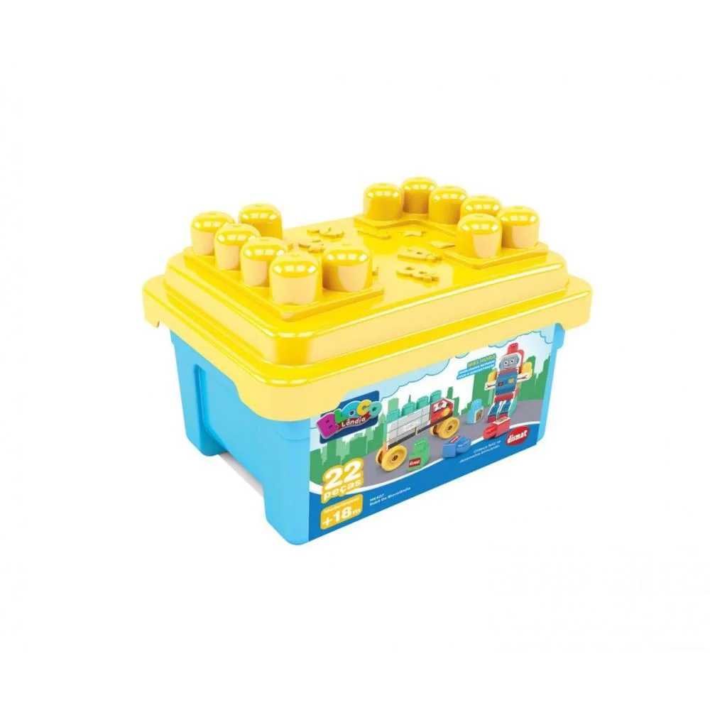 BRINQUEDO PARA MONTAR ROBO BLOCOLANDIA DISMAT (UNIDADE) - imagem 4