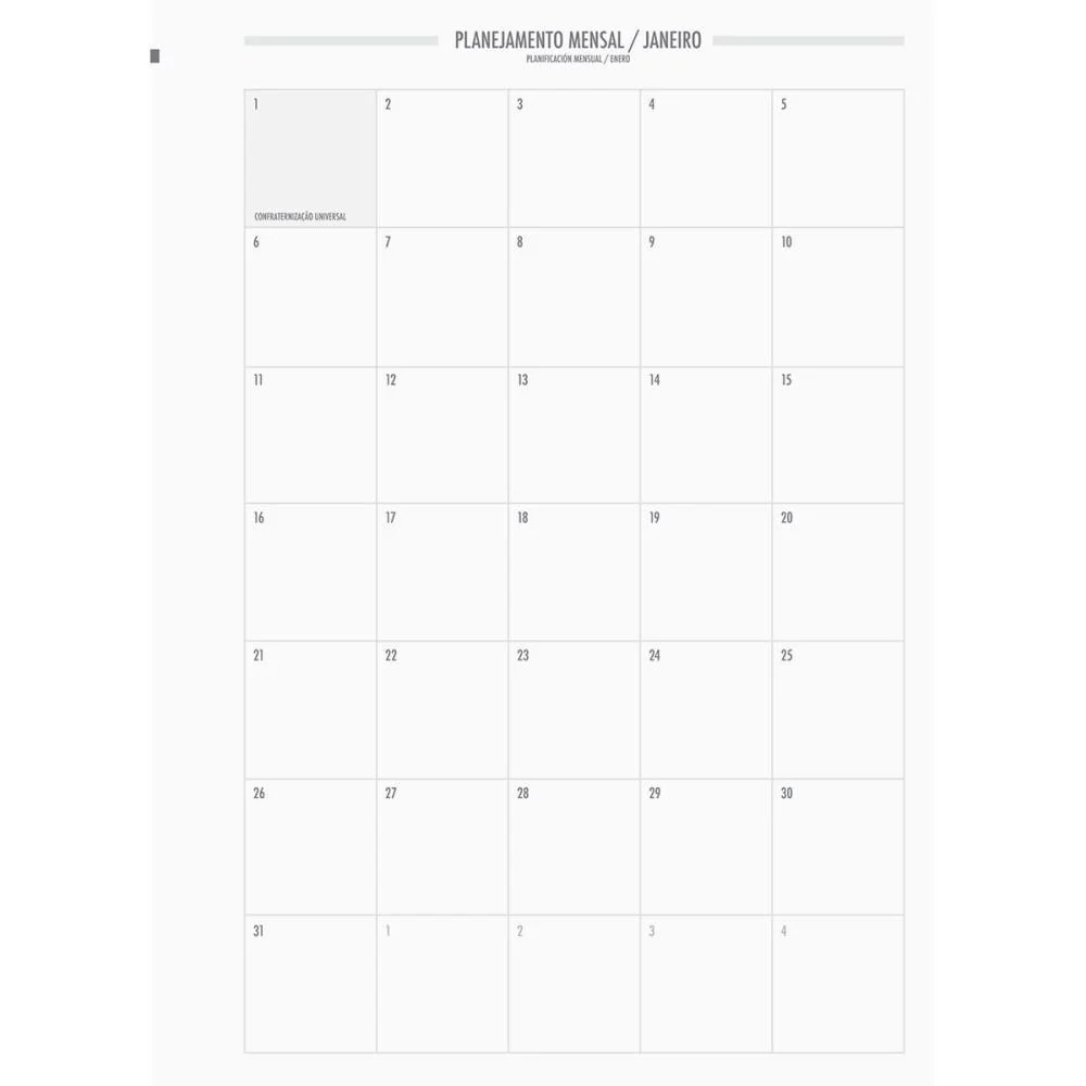 AGENDA/PLANNER 2026 NEO PRETO ESP CD 80F 175X242MM JANDAIA (UNIDADE) - imagem 5